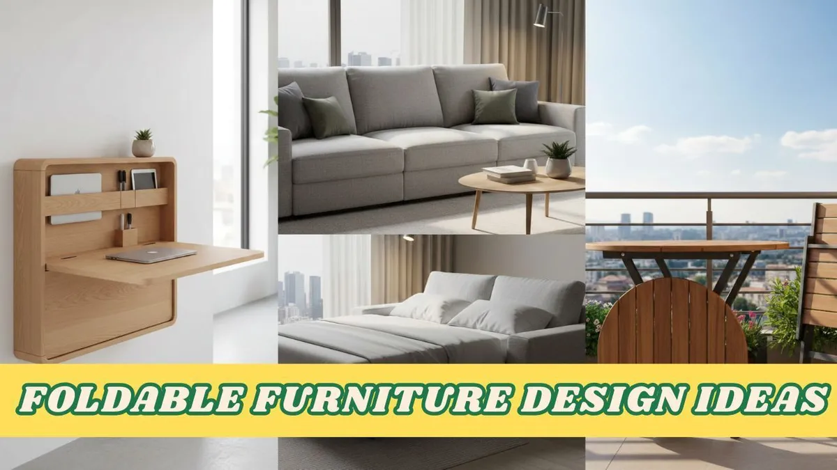 Foldable Space Saving Furniture Ideas To Upgrade Your Home in Seconds