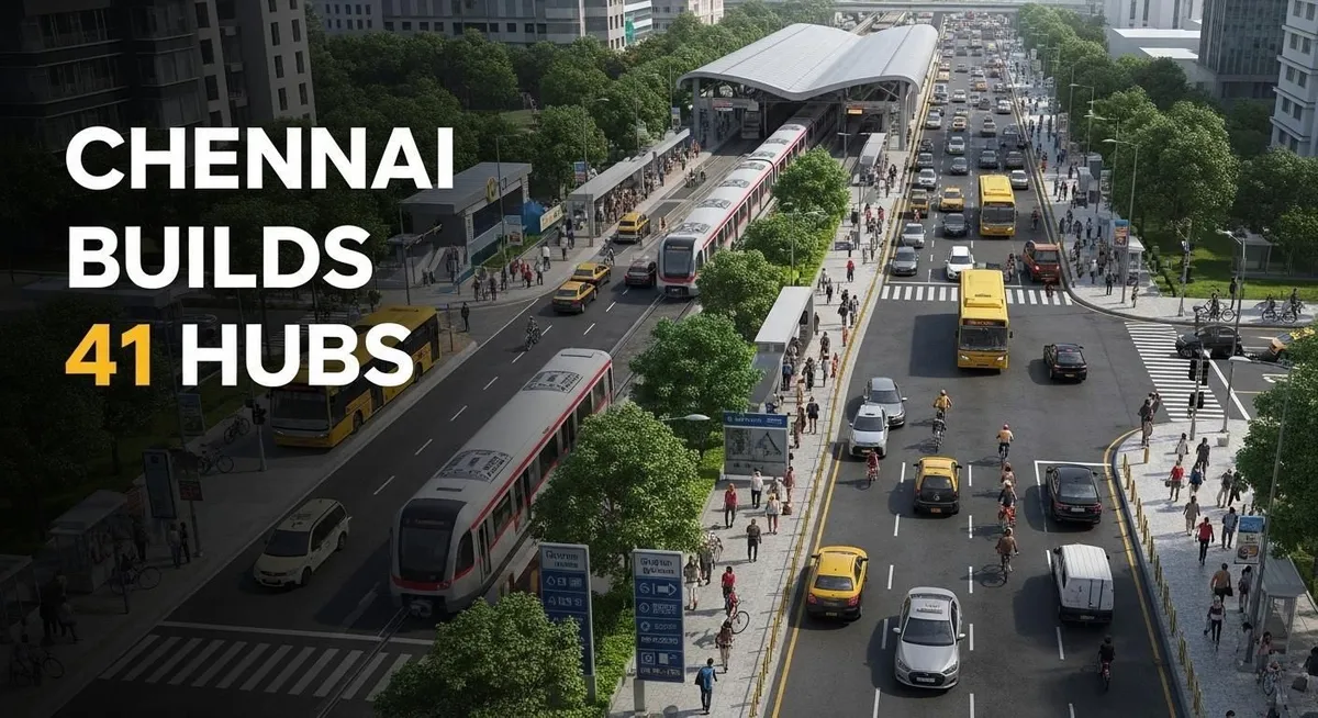 Chennai to Turn 41 Metro Stations into Multimodal Hubs Within 500m Radius