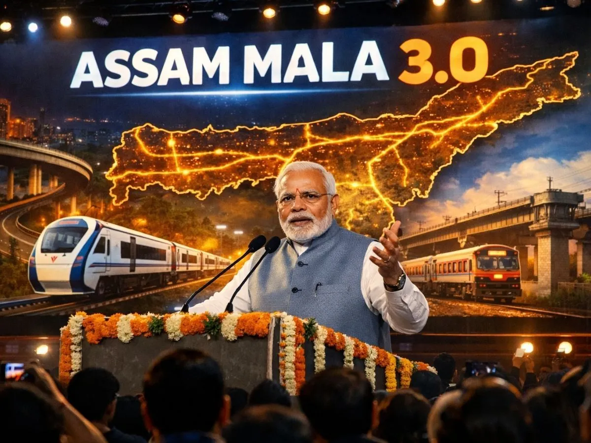 PM Modi Assam Visit: ₹4,570 करोड़ की परियोजनाएं लॉन्च, Assam Mala 3.0 शुरू