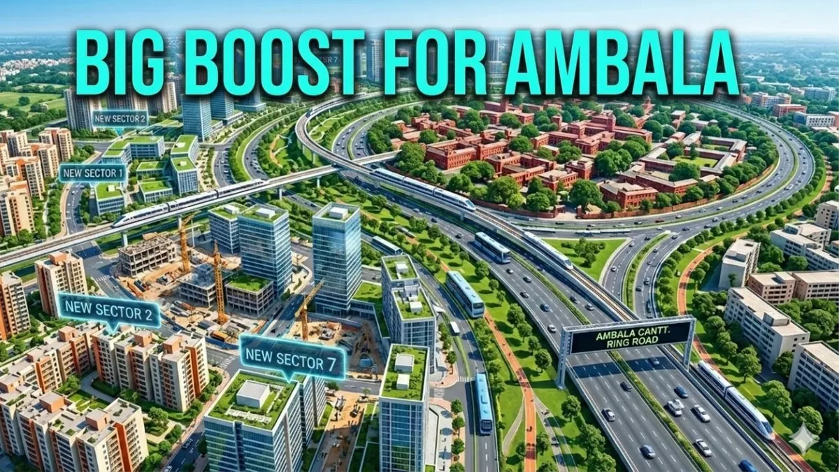 Ambala Cantonment to Get 7 New HSVP Sectors Over 1,000 Acres