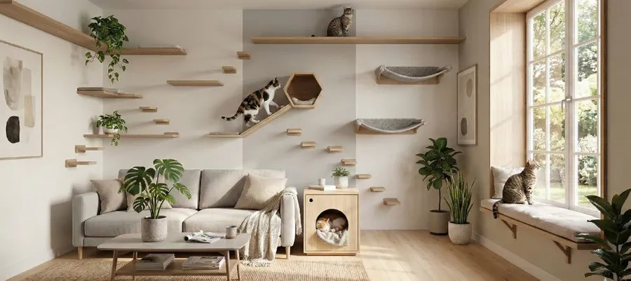 How to Design a Cat-Friendly Home Without Ruining Your House Aesthetic