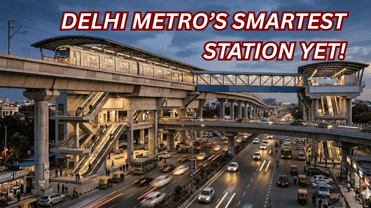 Delhi Metro Golden Line Update: Split-Station Design, Double-Decker ...