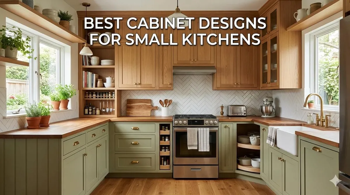 10 Best Cabinet Designs for Small Kitchens