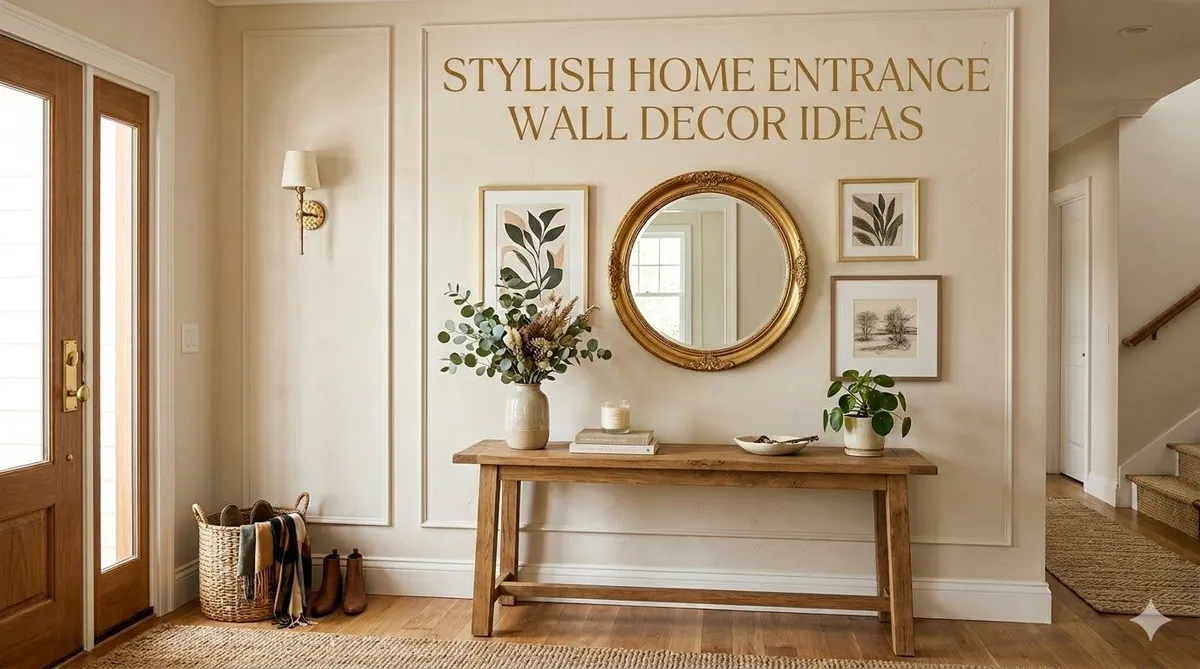 Stylish Home Entrance Wall Decor Ideas