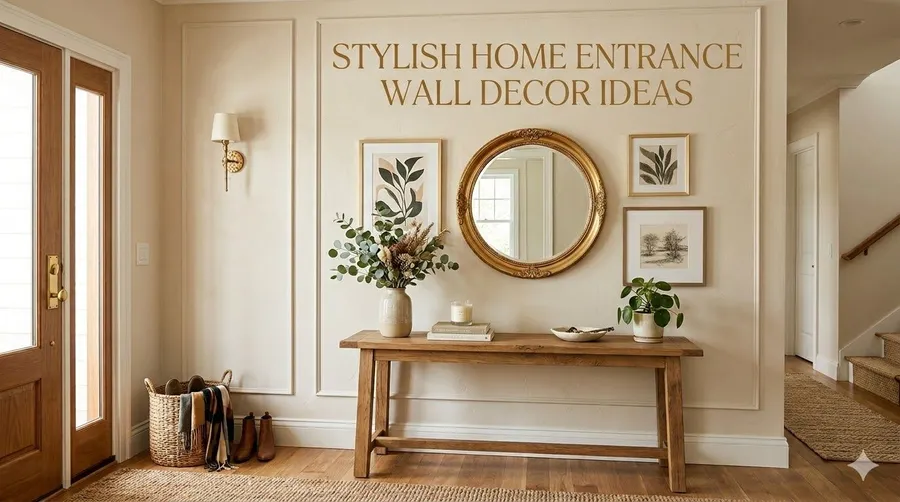 Stylish Home Entrance Wall Decor Ideas