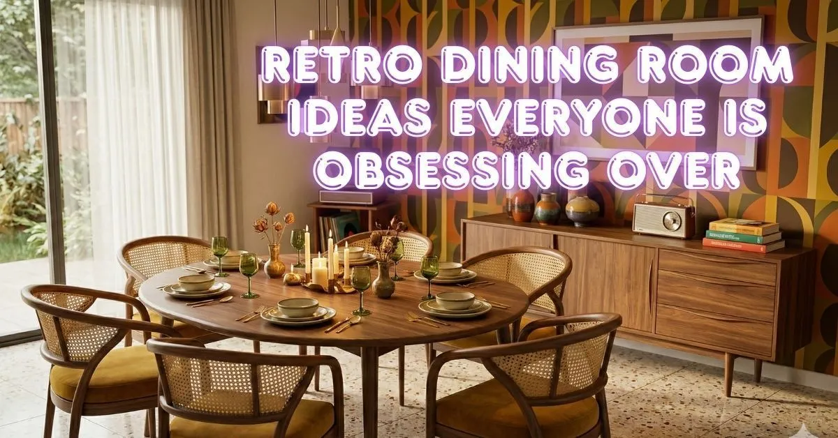 10 Retro Dining Room Design Ideas That Are Making a Major Comeback