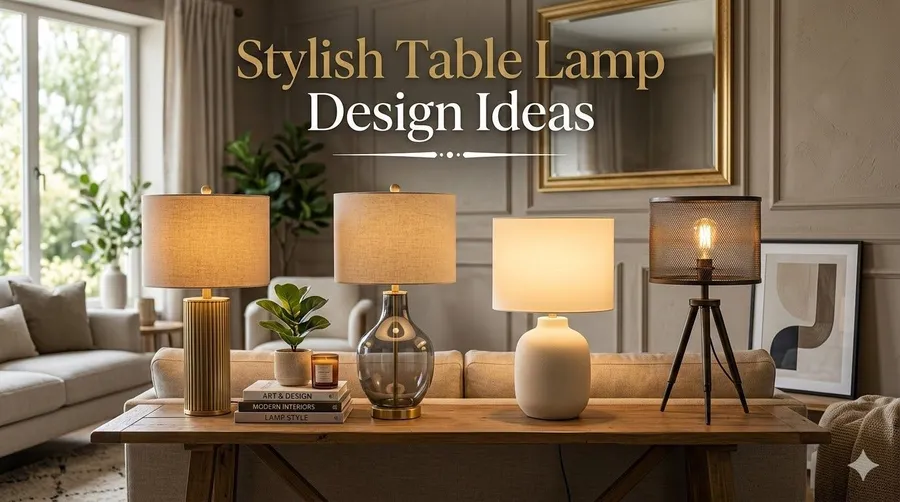 Stylish Table Lamp Design Ideas to Elevate Your Home Decor