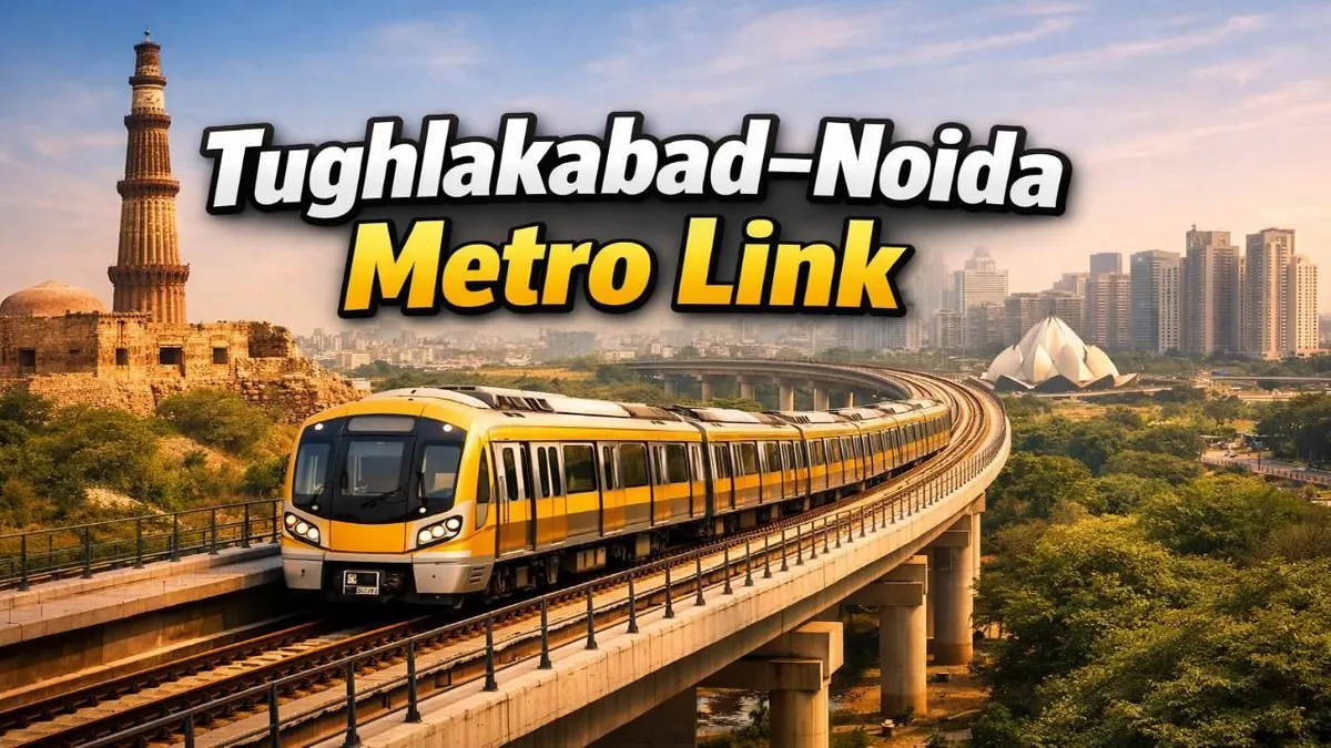 Tughlakabad-Kalindi Kunj to Connect Directly with Noida Metro Golden Line
