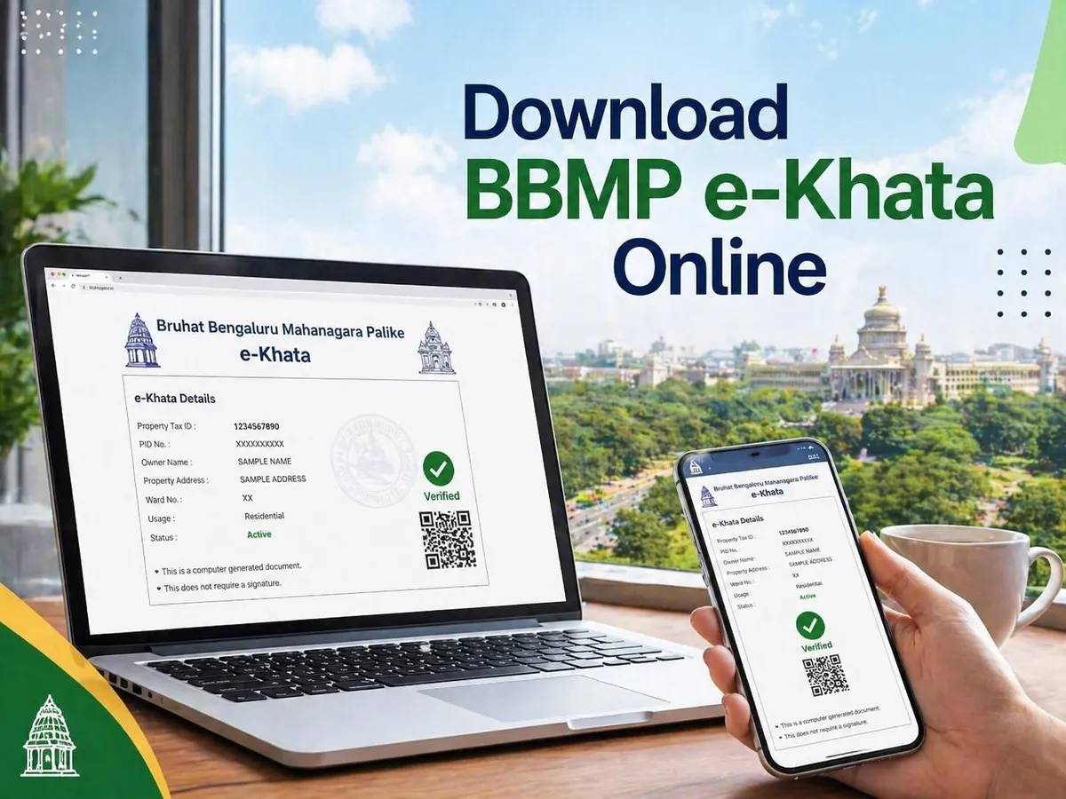 BBMP e-Khata Launch: Download Your Bengaluru e-Khata Online Using ...