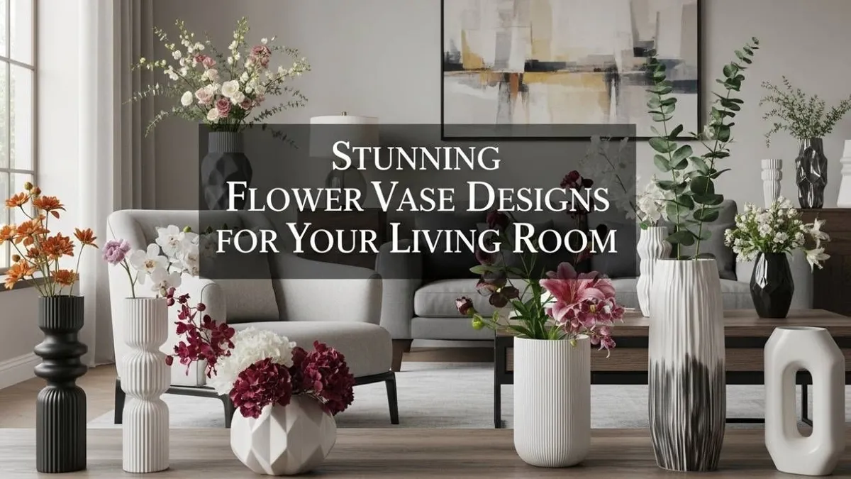 Stunning Flower Vase Designs for Living Rooms