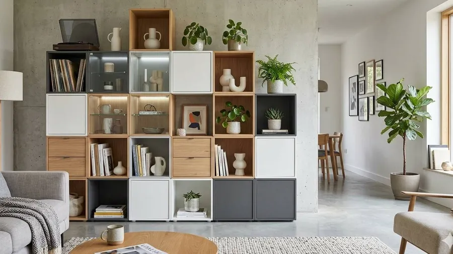 Multipurpose Cabinet Design Ideas for Modern Living Rooms