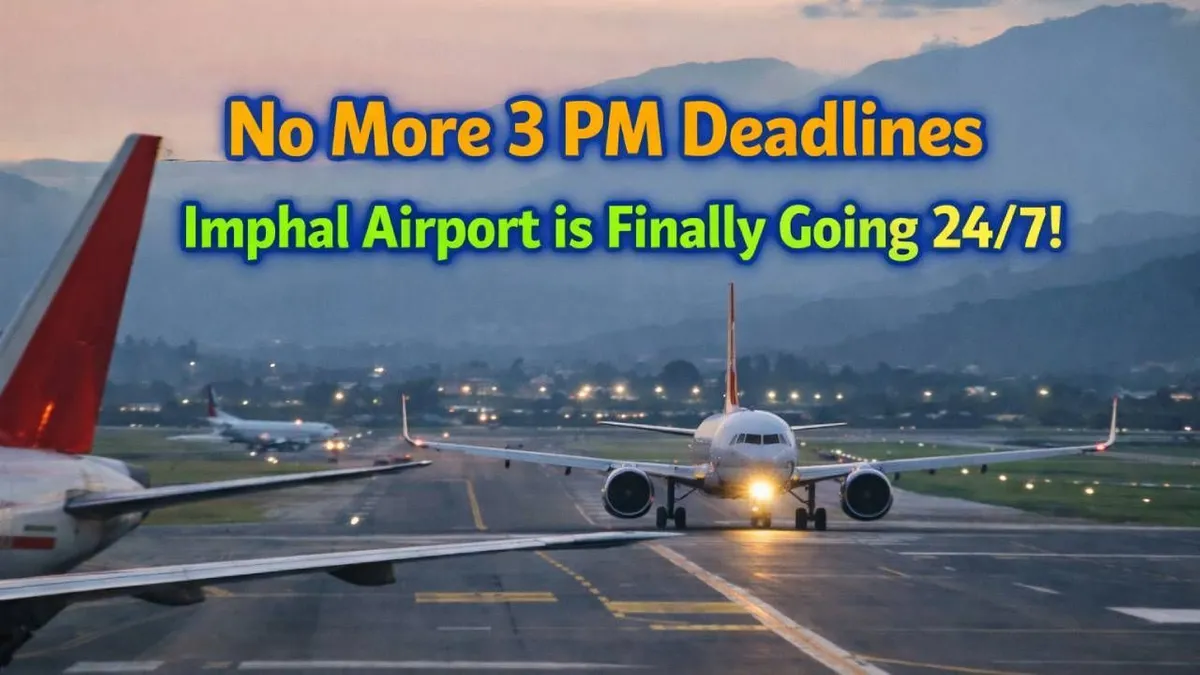 Imphal Airport Imphal International Airport Upgrade: 5 Million Passengers & Fulltime ...
