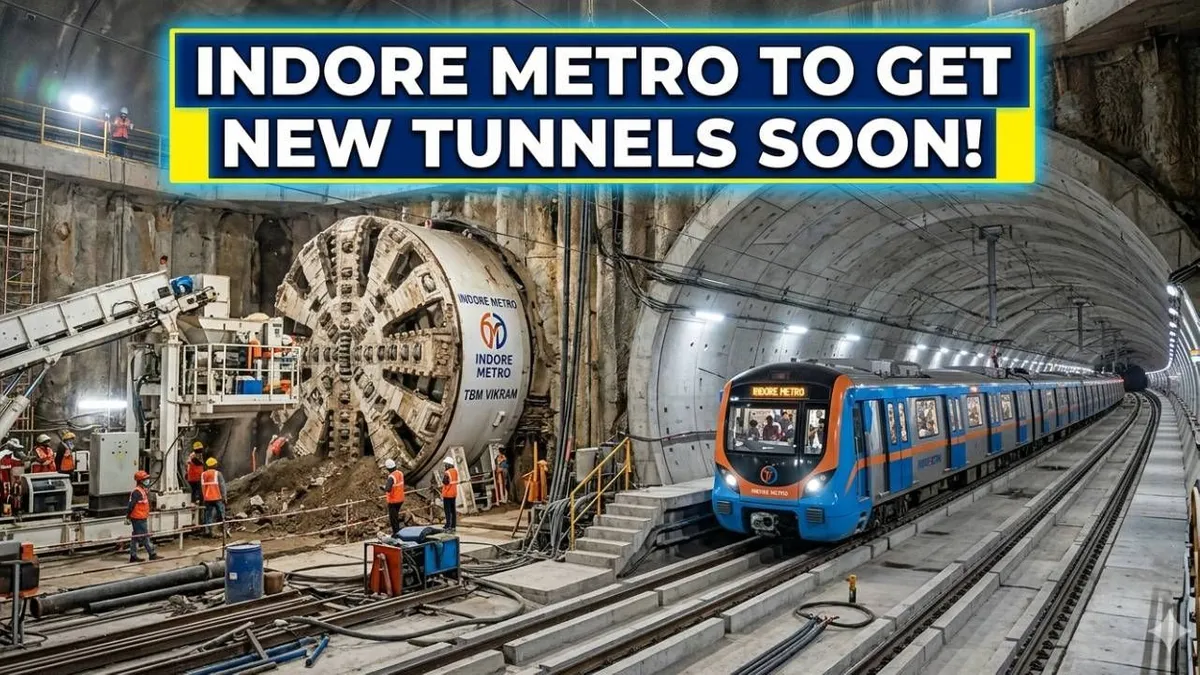 Indore Metro Yellow Line Tunnel Boring to Begin in July 2026 - Expected ...