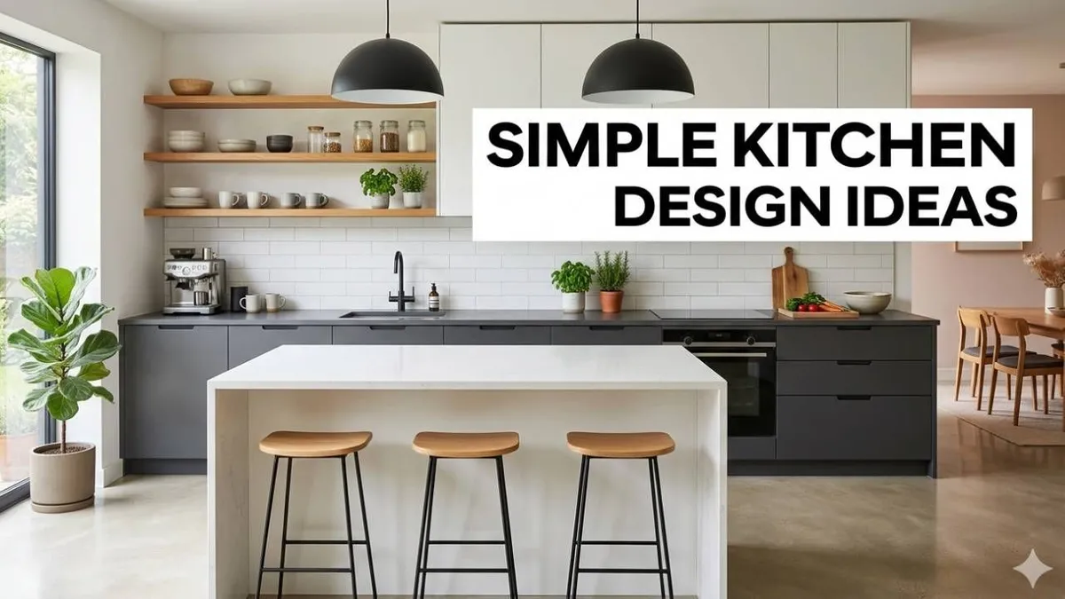 Simple Kitchen Design Ideas for Your Modern Home