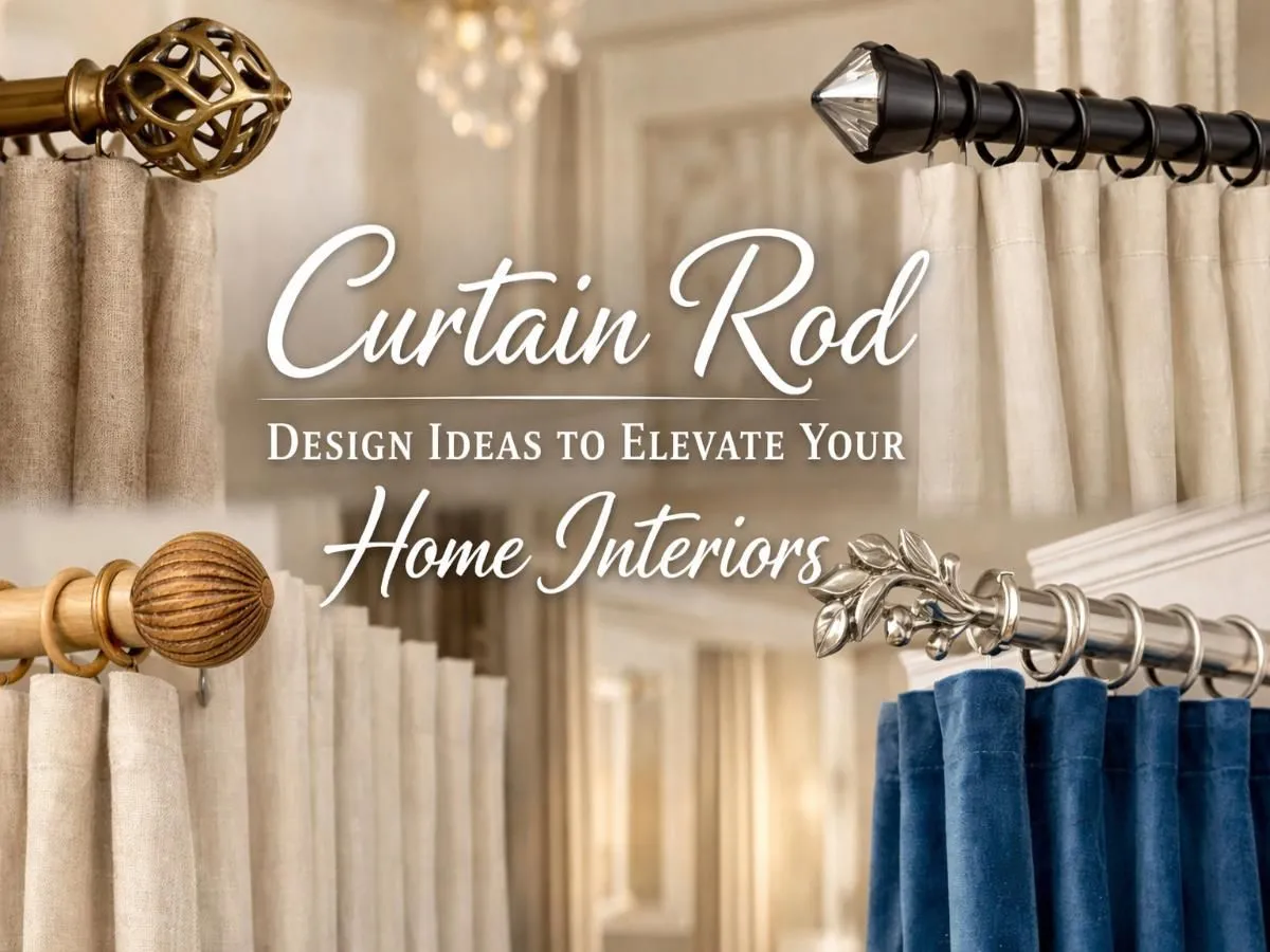 11 Curtain Rod Design Ideas to Elevate Your Home Interiors