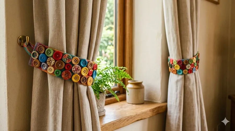 10 Creative Ways to Turn Colorful Buttons Into Home Decor