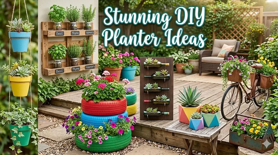 10 DIY Planter Ideas to Add a Creative Touch to Your Home
