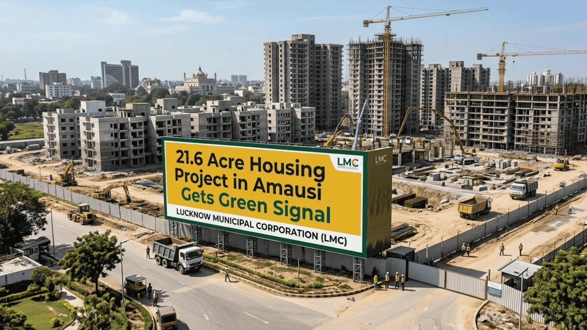 Lucknow Municipal Corporation Clears 21.6 Acre Amausi Township, Rs 121 ...