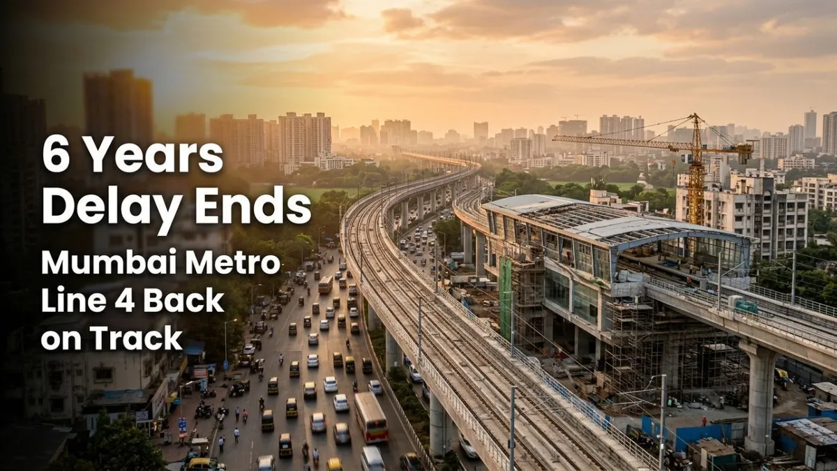 Mumbai Metro Line 4: ₹164 Cr Vikhroli Land Deal to Cut Thane Commute by ...