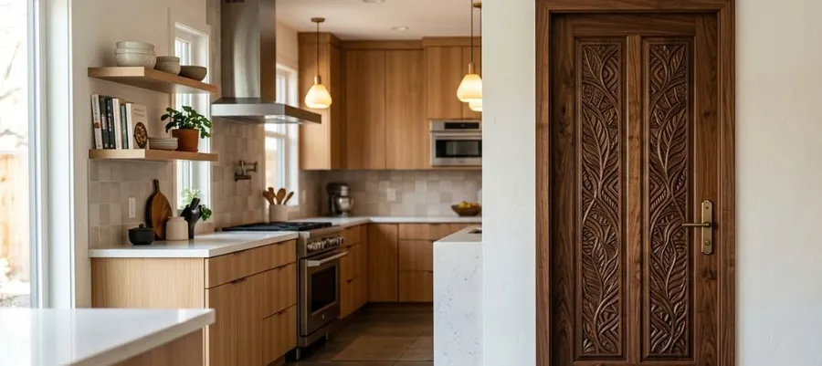 10 Brilliant Kitchen Door Design Ideas that People are Loving in 2026