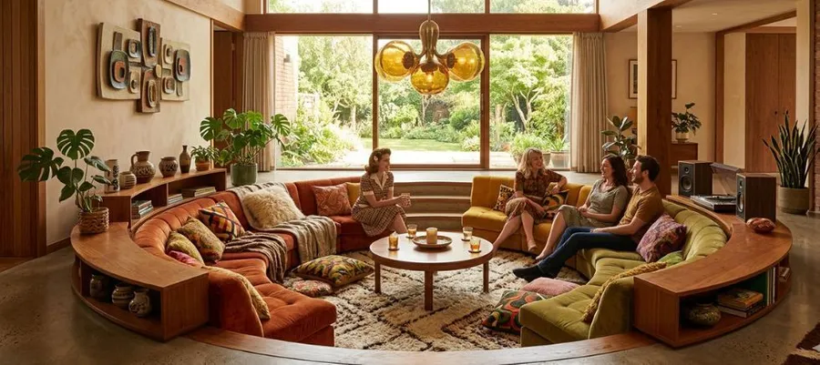 लिविंग रूम को दें लग्ज़री मेकओवर, ट्रेंडिंग Conversation Pit Designs ...