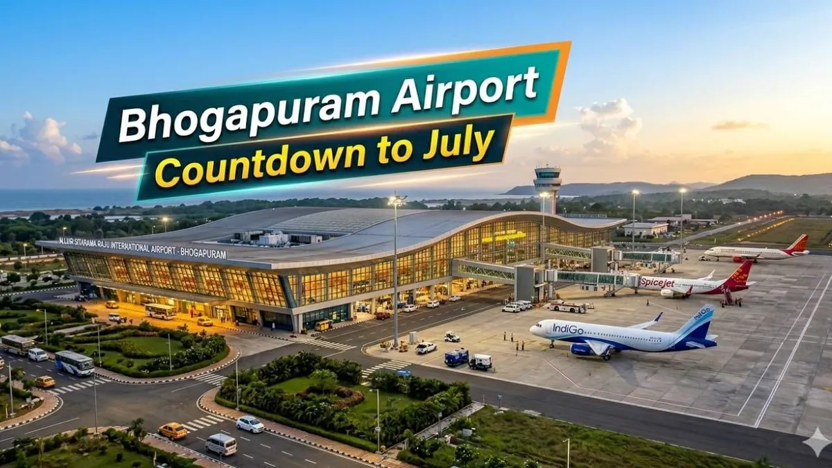 Bhogapuram Airport Connectivity Infra Completion Deadline Set for June 30 Ahead of July Opening