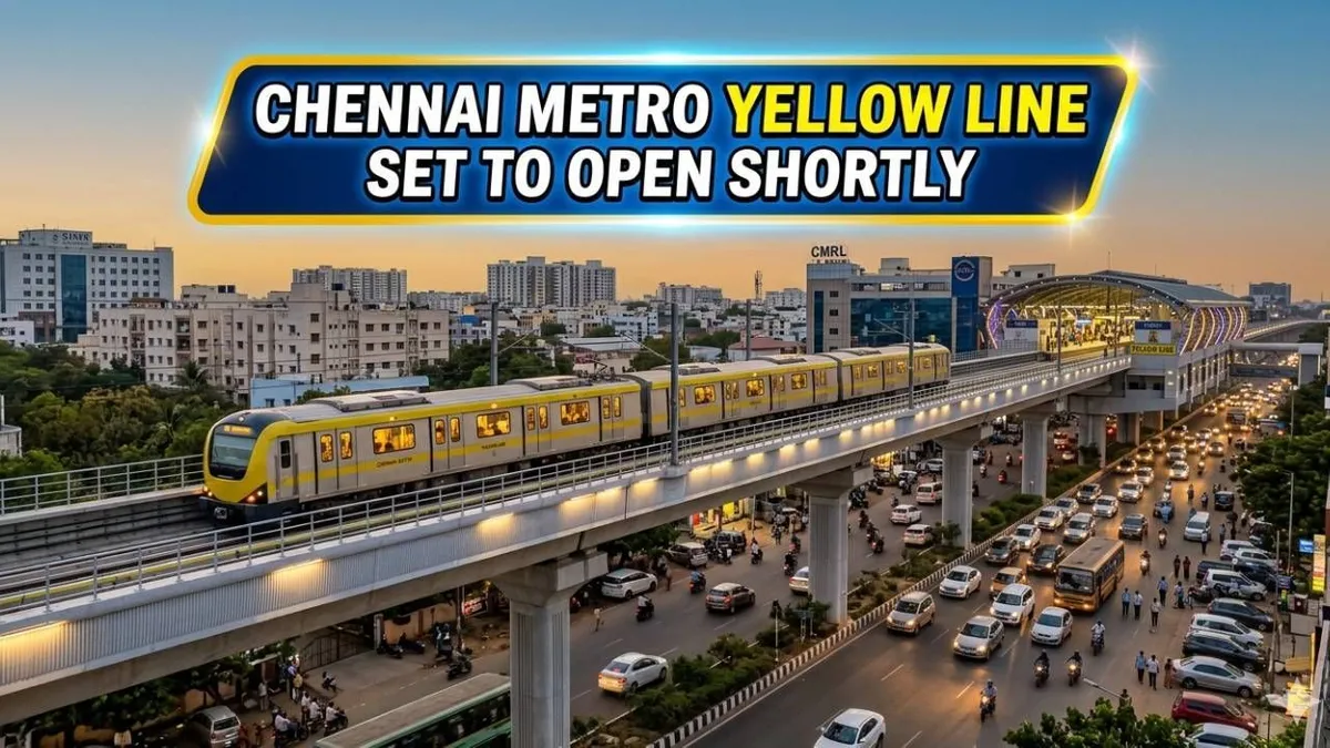 Chennai Metro Phase 2 Stretch From Poonamallee to Vadapalani Ready for Launch with 10-Minute Frequency