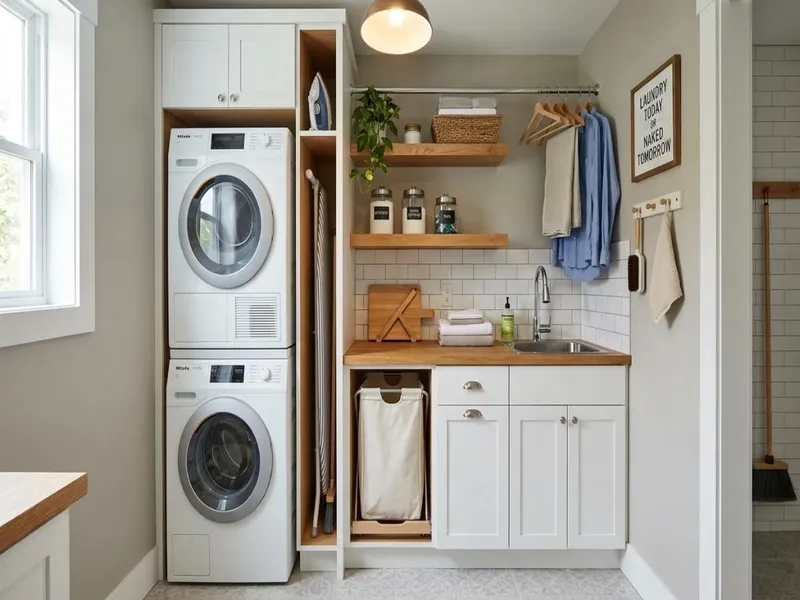 11 Compact Laundry Area Designs Perfect for Modern Small Homes