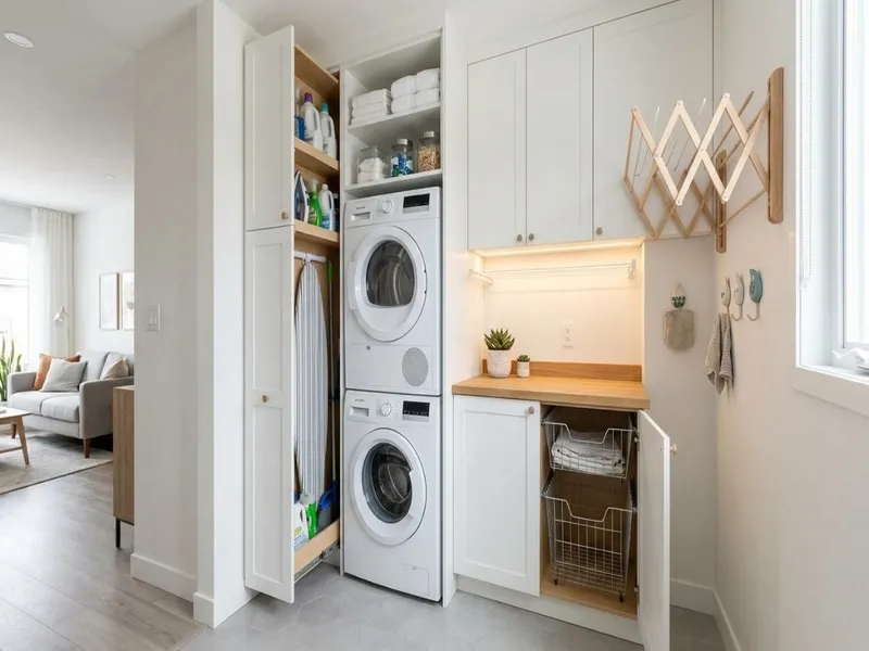 11 Compact Laundry Area Designs Perfect for Modern Small Homes