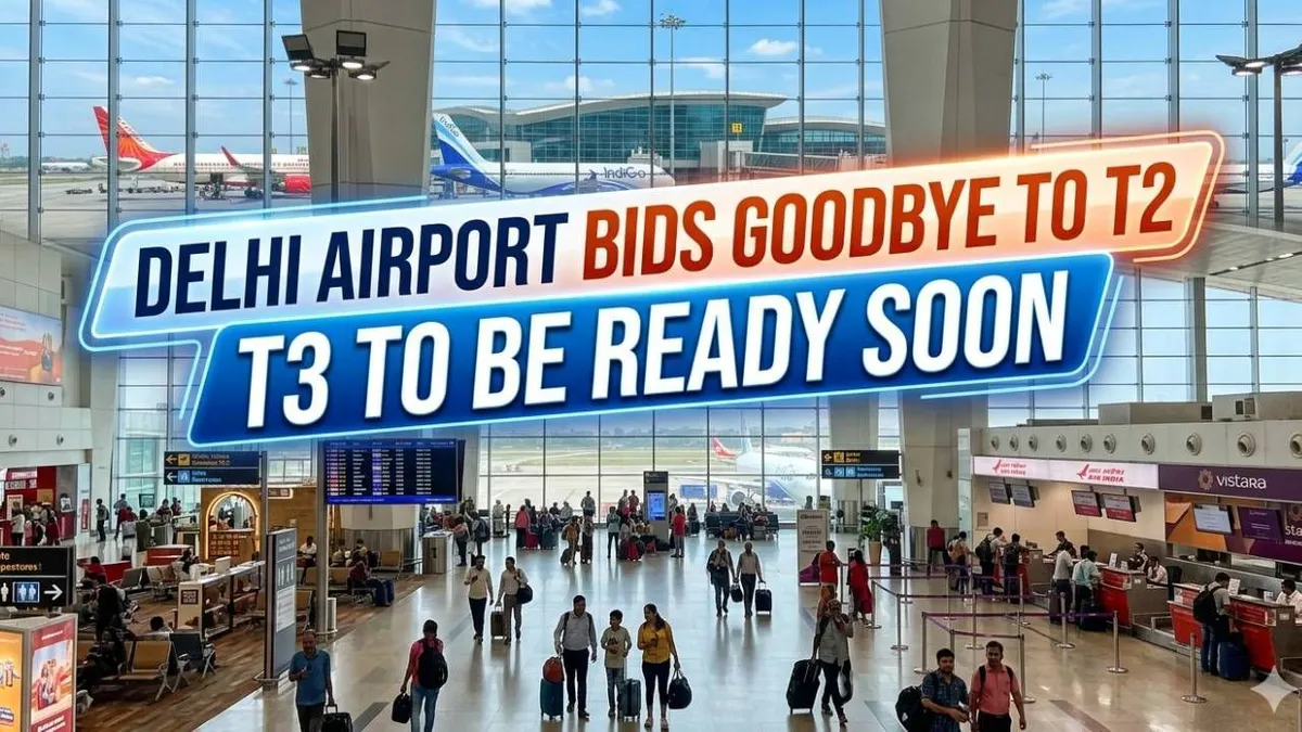 Delhi Airport T3 Expansion: Terminal 2 to Phase Out by 2033 with New Air Train Launch