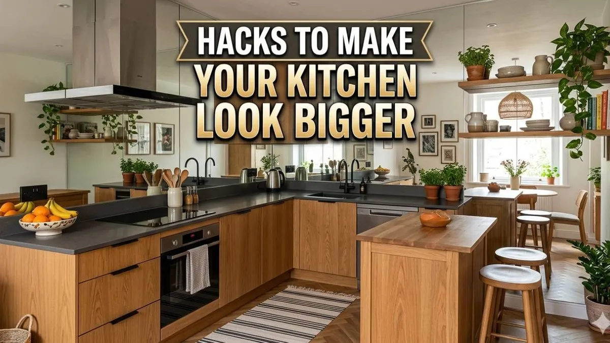 11 Simple Ways to Make Your Small Kitchen Look Bigger and Attractive
