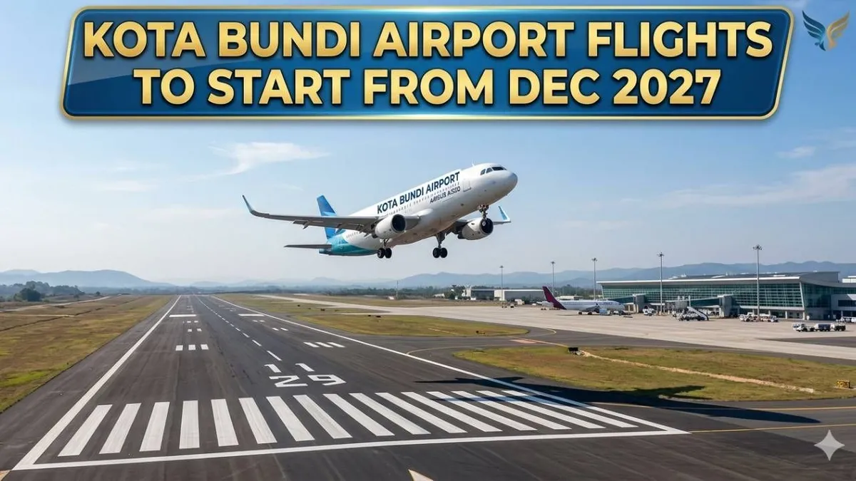 New Greenfield Kota Bundi Airport to Start Commercial Flights by Dec 2027