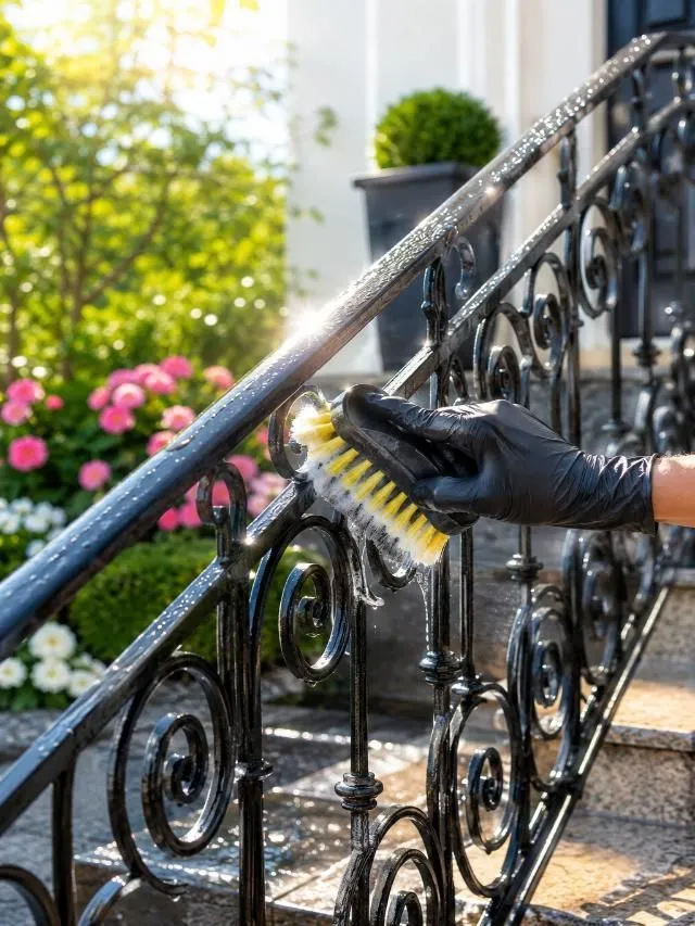 Cleaning Railing Iron Railing Cleaning Hacks