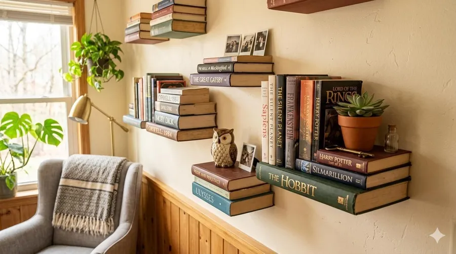 Your Old Books Deserve Better: Try These 10 Creative Home Decor Ideas