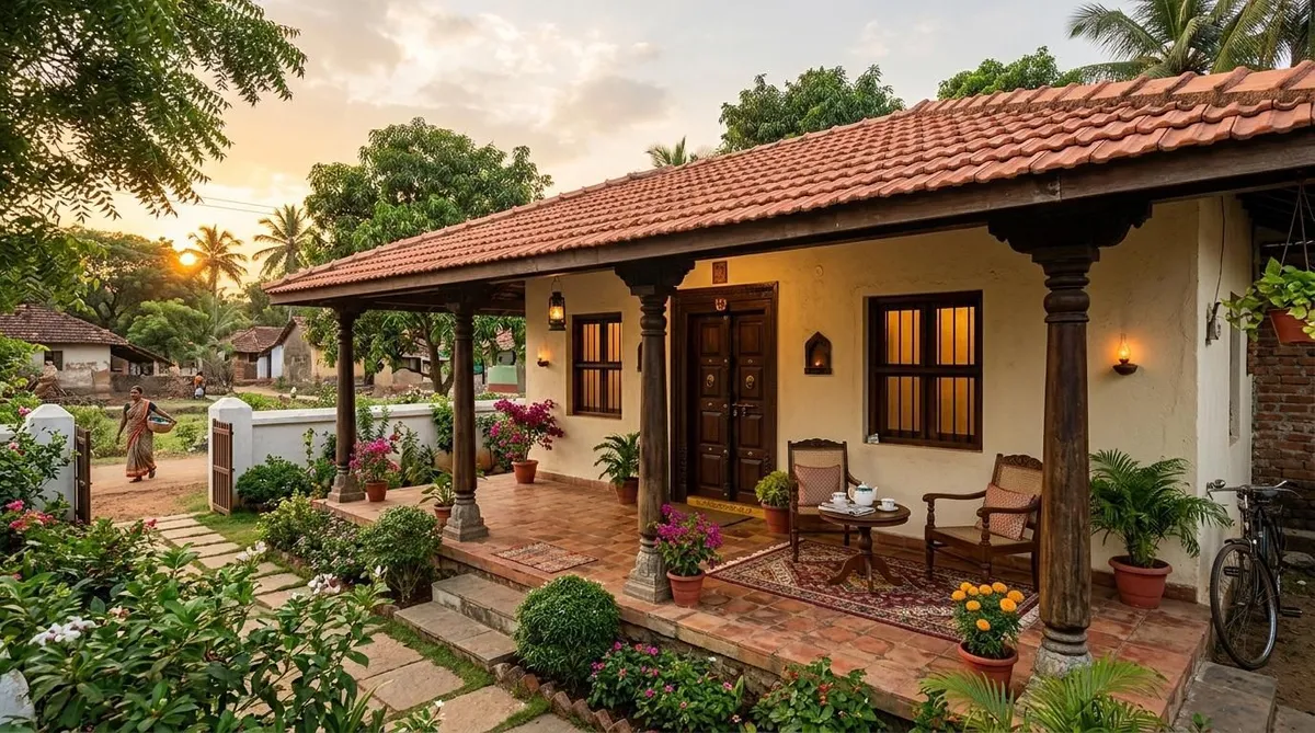 10 Simple Village House Design Ideas for Modern Indian Families