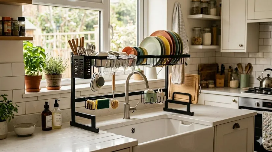 10 Smart Kitchen Rack Ideas to Keep Your Space Organised