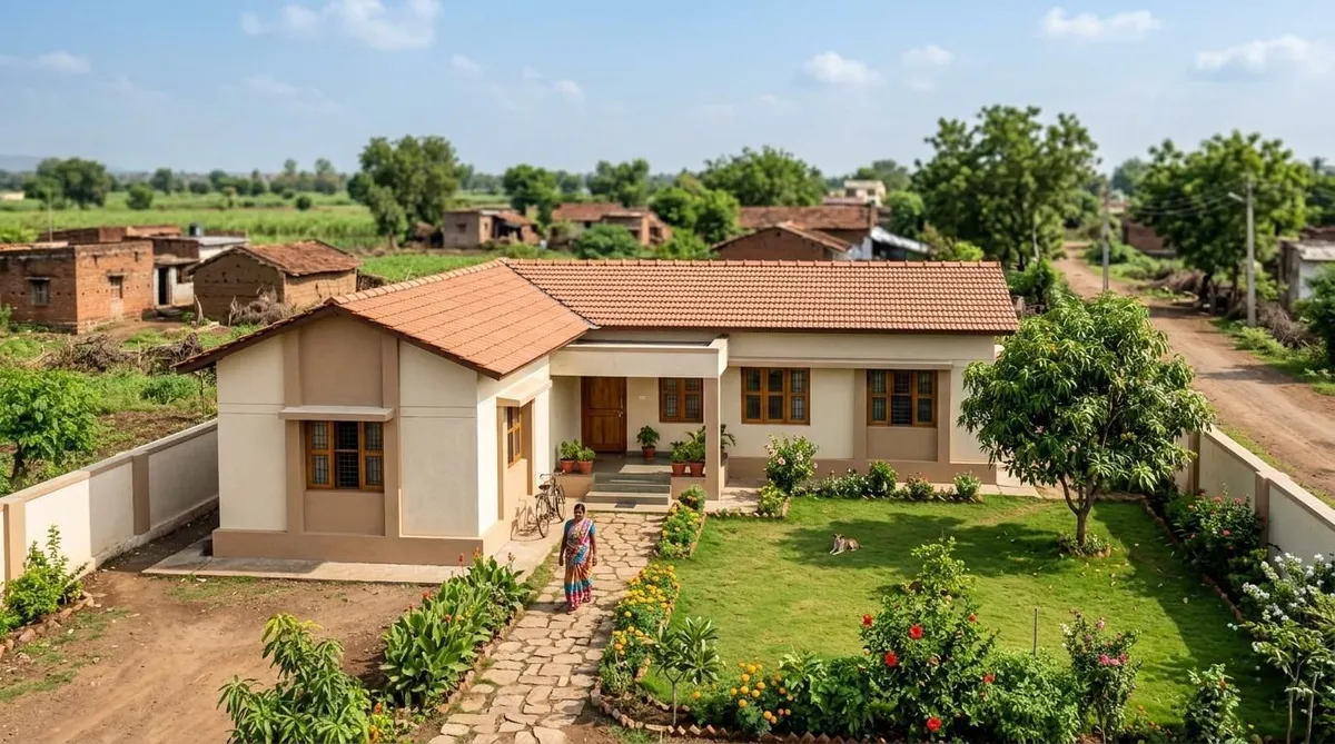 10 Simple Village House Design Ideas for Modern Indian Families