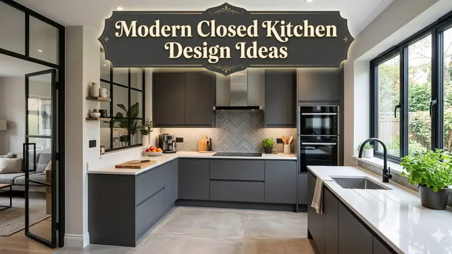 11 Trending Closed Kitchen Design Ideas for Modern Homes