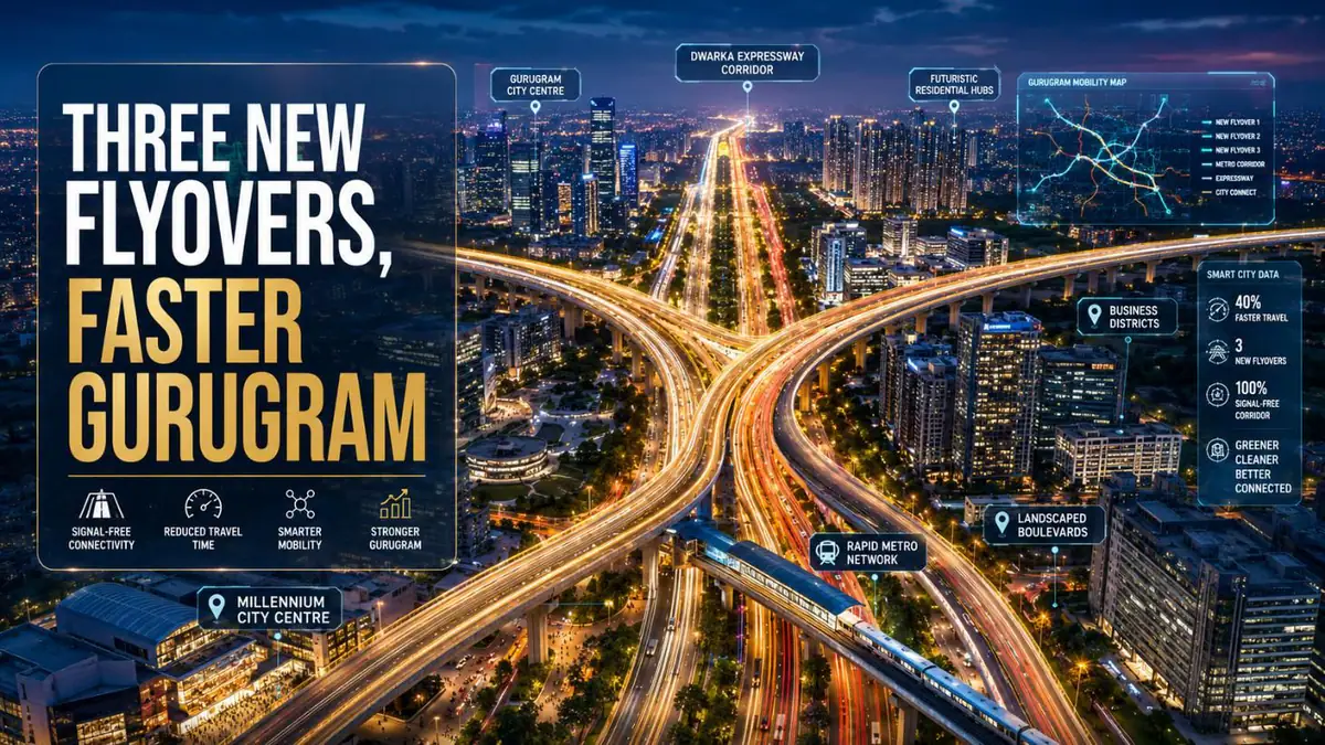 3 New Flyovers Planned in Gurugram to Link Millennium City Centre with Dwarka Expressway