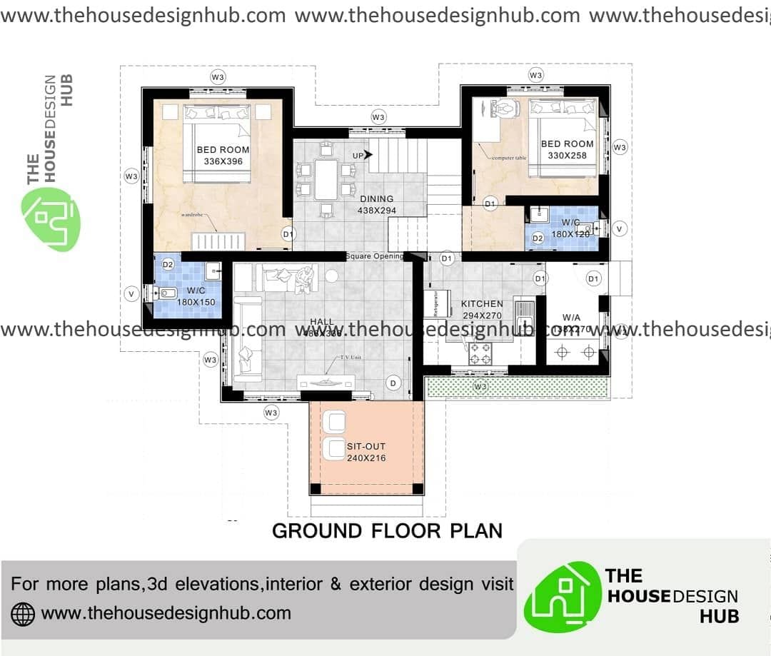 1000 Sq Ft House Designs With Images and Space Saving Ideas