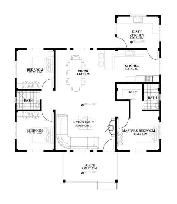 3 Bedroom House Plan With Images - How To Choose The Right Plan