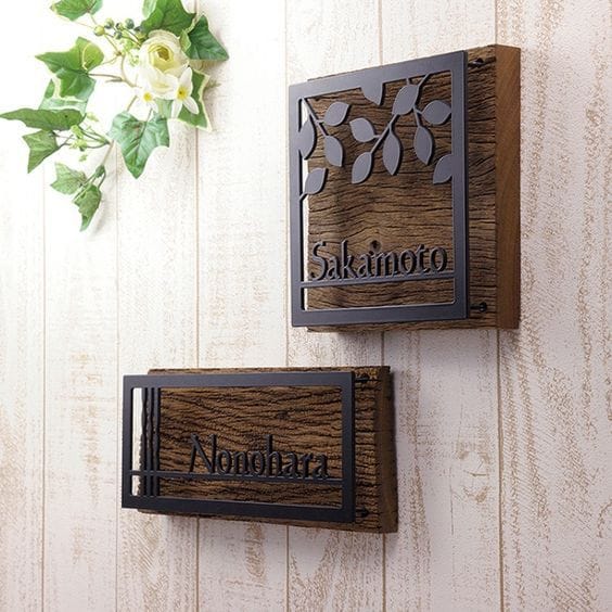 15+ Attractive Steel Name Plates Ideas and Designs For Home