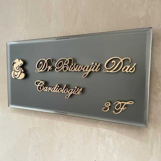 15+ Attractive Steel Name Plates Ideas and Designs For Home