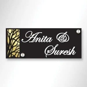 15+ Attractive Steel Name Plates Ideas and Designs For Home