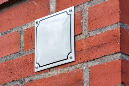 15+ Attractive Steel Name Plates Ideas and Designs For Home