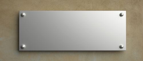 15+ Attractive Steel Name Plates Ideas and Designs For Home