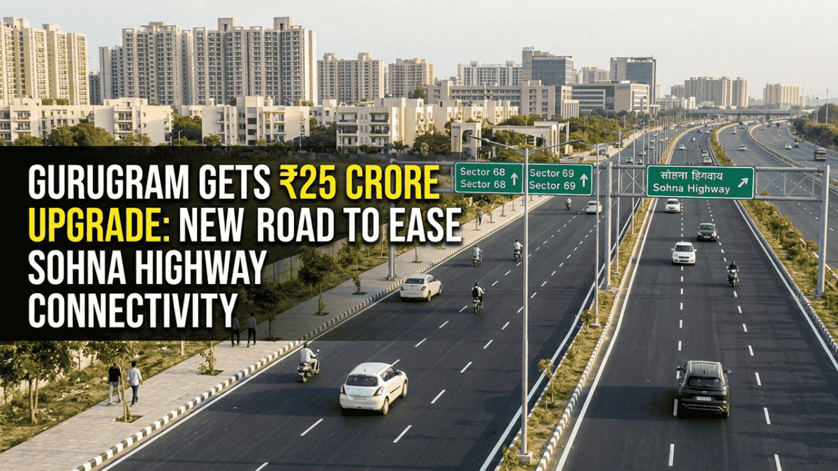 Sohna Rind Gurugram Update: ₹25 Crore Road Project to Link Sector 68–69 with Sohna ...