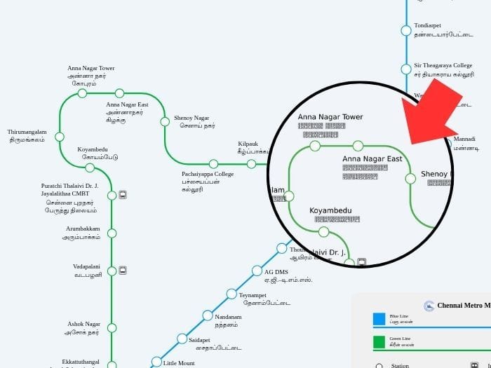 Anna Nagar East Metro: Route, Airport Connectivity | Green Line Metro ...