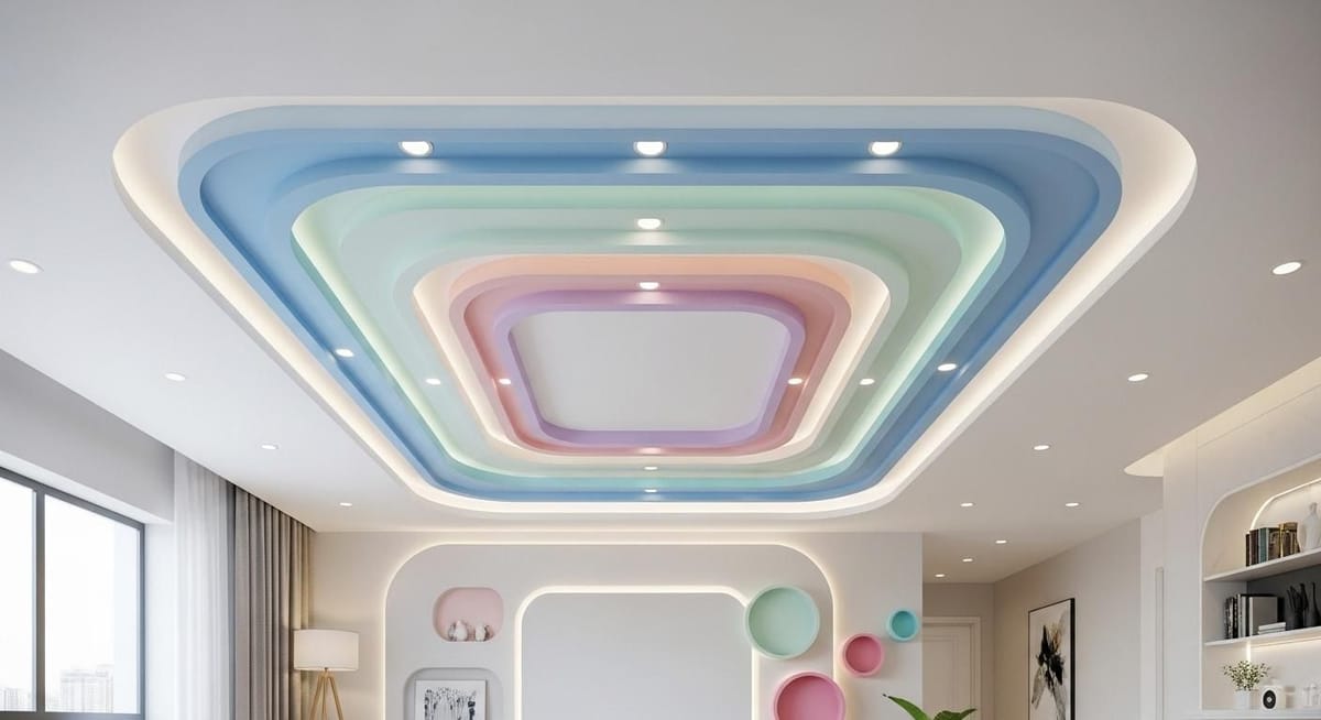 15 Trendy Plus Minus POP Designs with Colour to Upgrade Every Room