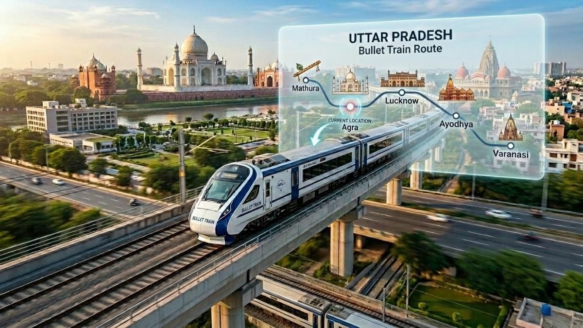 Delhi to Agra in Under an Hour? New 350 km/h Bullet Train Stations ...